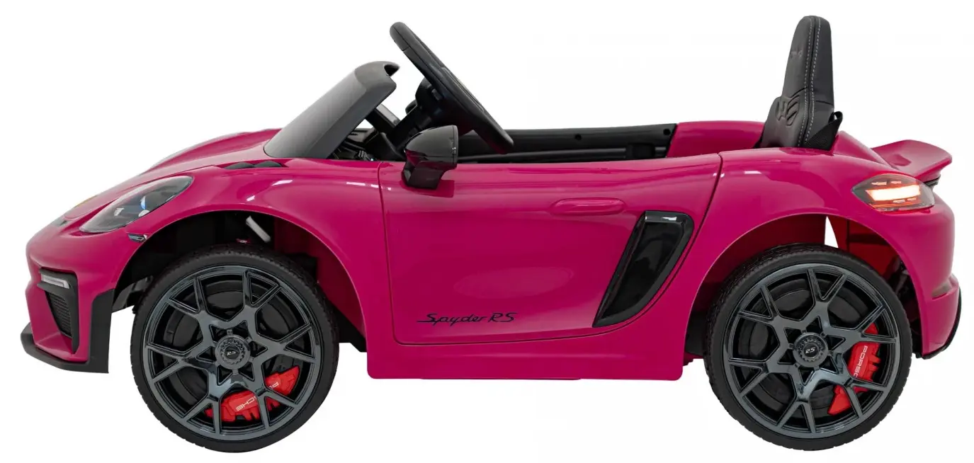 Masinuta electrica Ramiz Porsche Spyder RS 718 MP4 (Pink) - 4