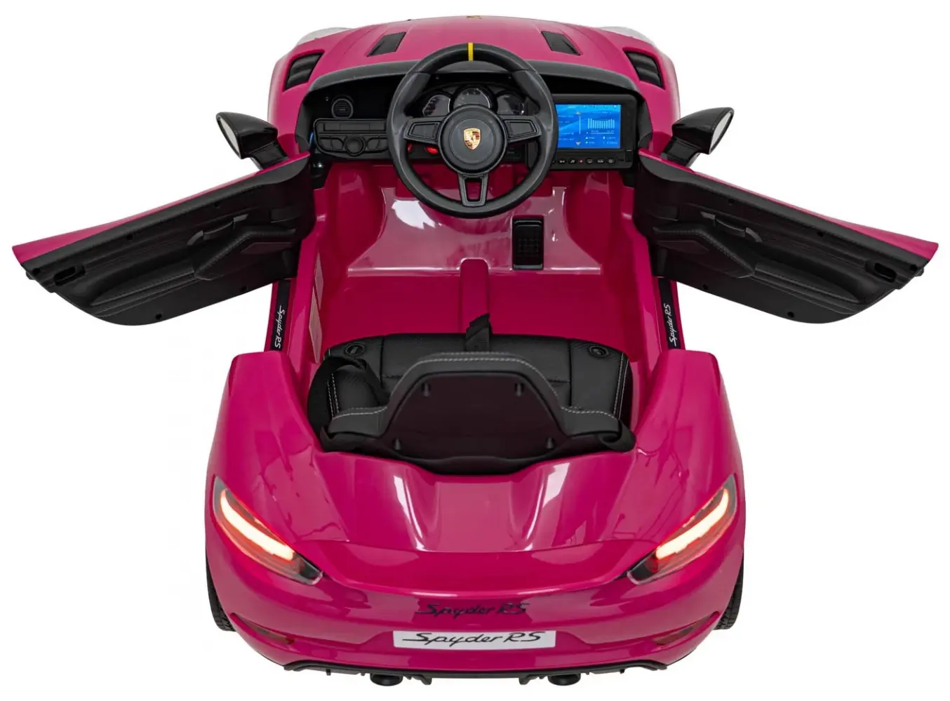 Masinuta electrica Ramiz Porsche Spyder RS 718 MP4 (Pink) - 6