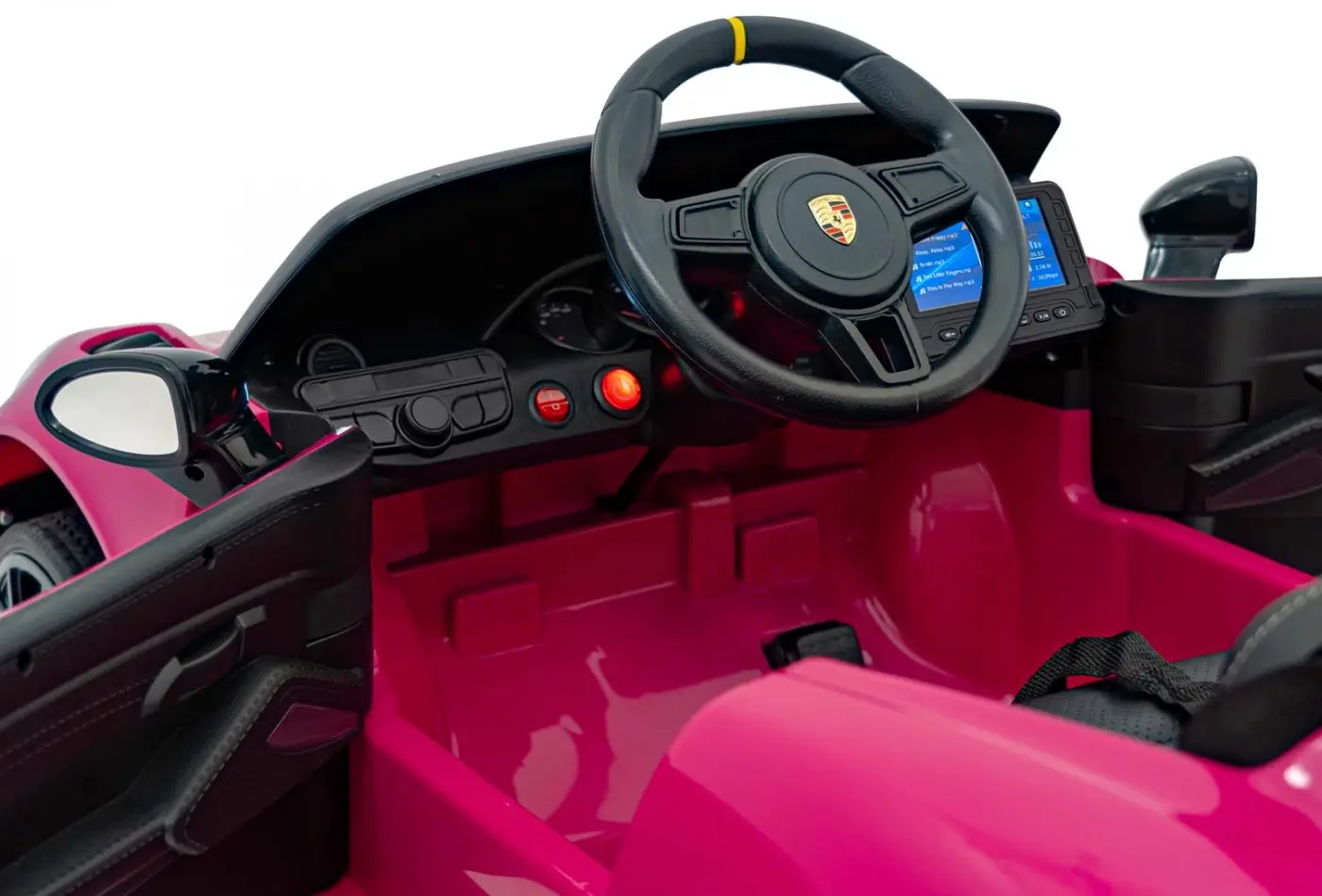 Masinuta electrica Ramiz Porsche Spyder RS 718 MP4 (Pink) - 8