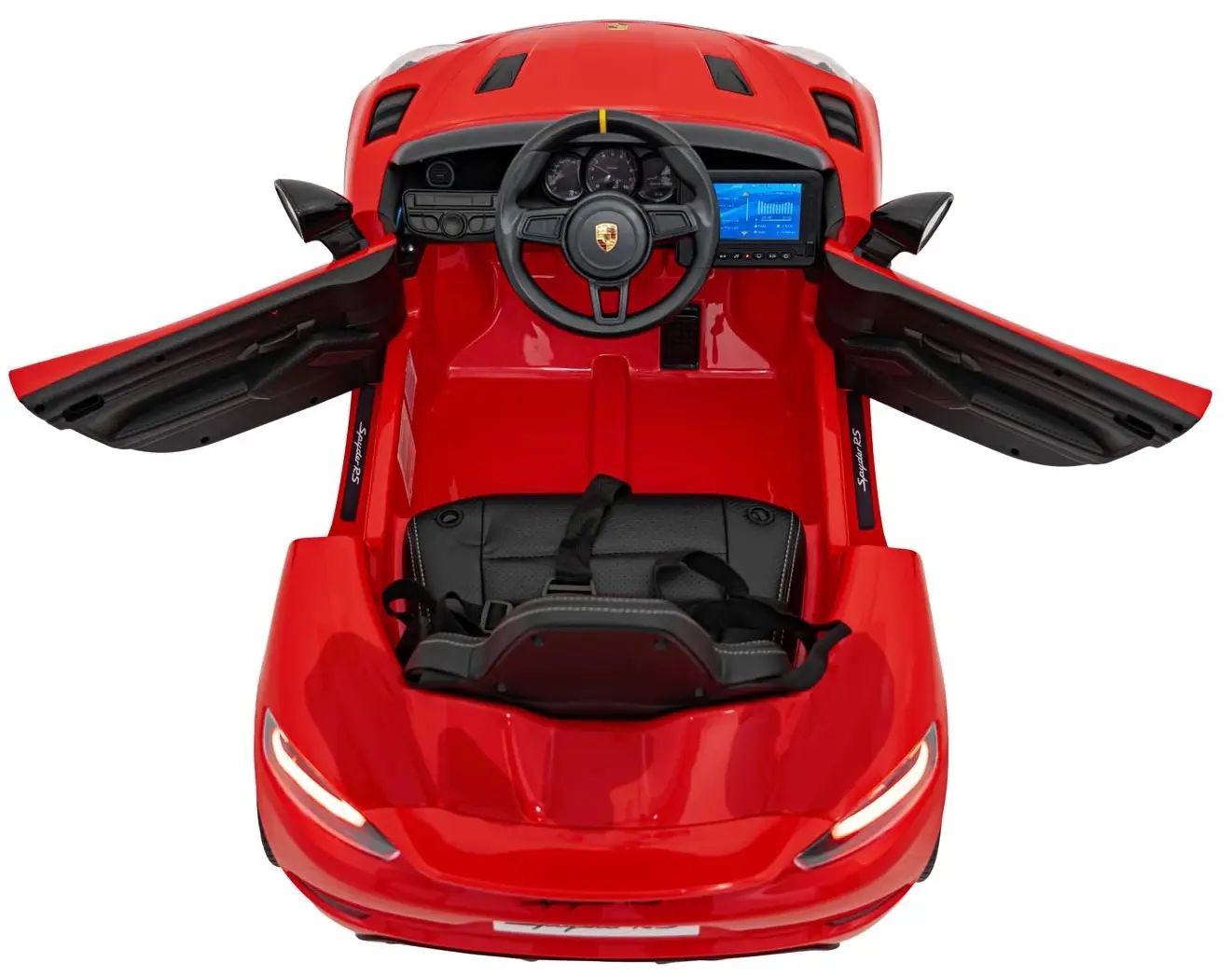 Masinuta electrica Ramiz Porsche Spyder RS 718 MP4 (Red)
