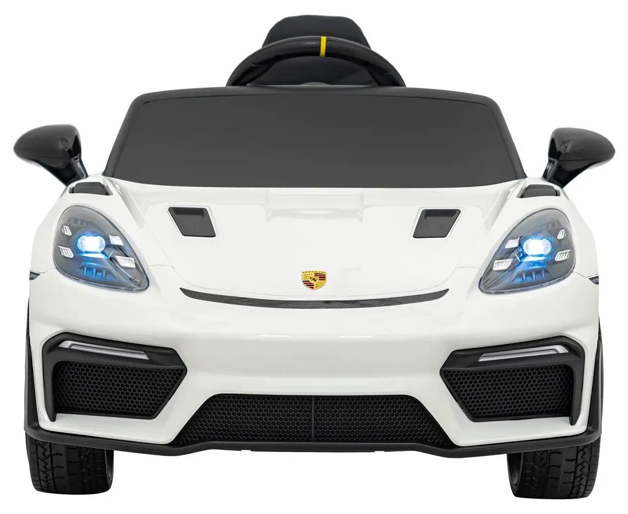 Masinuta electrica Ramiz Porsche Spyder RS 718 MP4 (White)