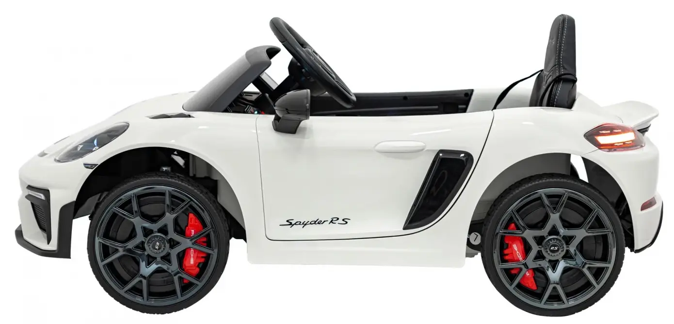 Masinuta electrica Ramiz Porsche Spyder RS 718 MP4 (White)