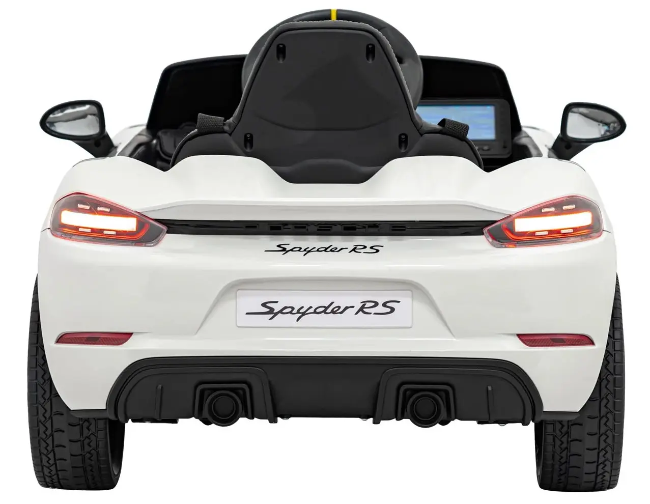 Masinuta electrica Ramiz Porsche Spyder RS 718 MP4 (White)