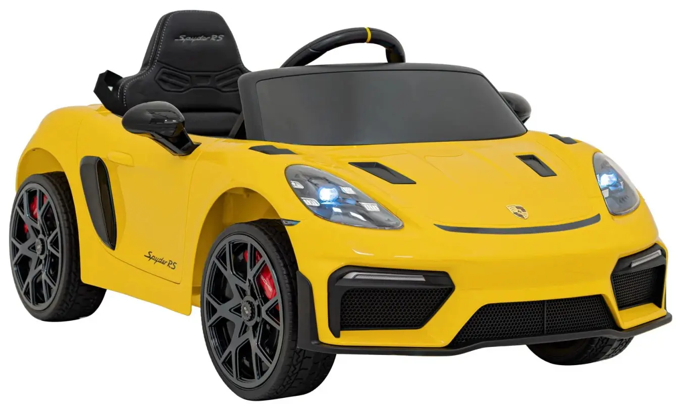 Masinuta electrica Ramiz Porsche Spyder RS 718 MP4 (Yellow)