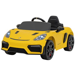 Masinuta electrica Ramiz Porsche Spyder RS 718 MP4 (Yellow)