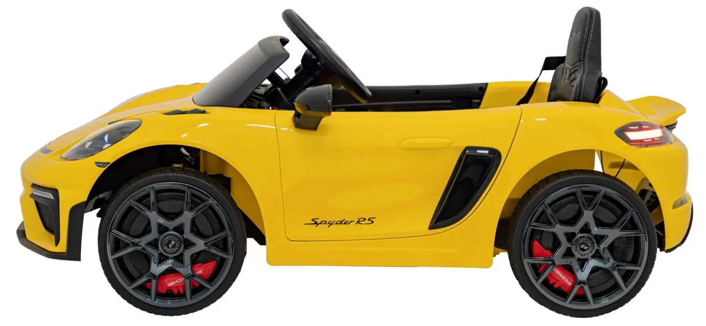 Masinuta electrica Ramiz Porsche Spyder RS 718 MP4 (Yellow)