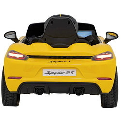 Masinuta electrica Ramiz Porsche Spyder RS 718 MP4 (Yellow) Thumb