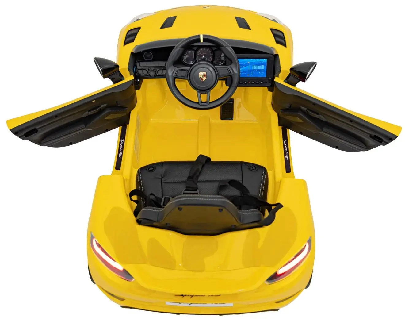 Masinuta electrica Ramiz Porsche Spyder RS 718 MP4 (Yellow)