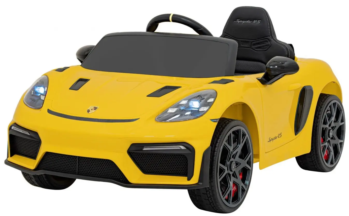 Masinuta electrica Ramiz Porsche Spyder RS 718 MP4 (Yellow)
