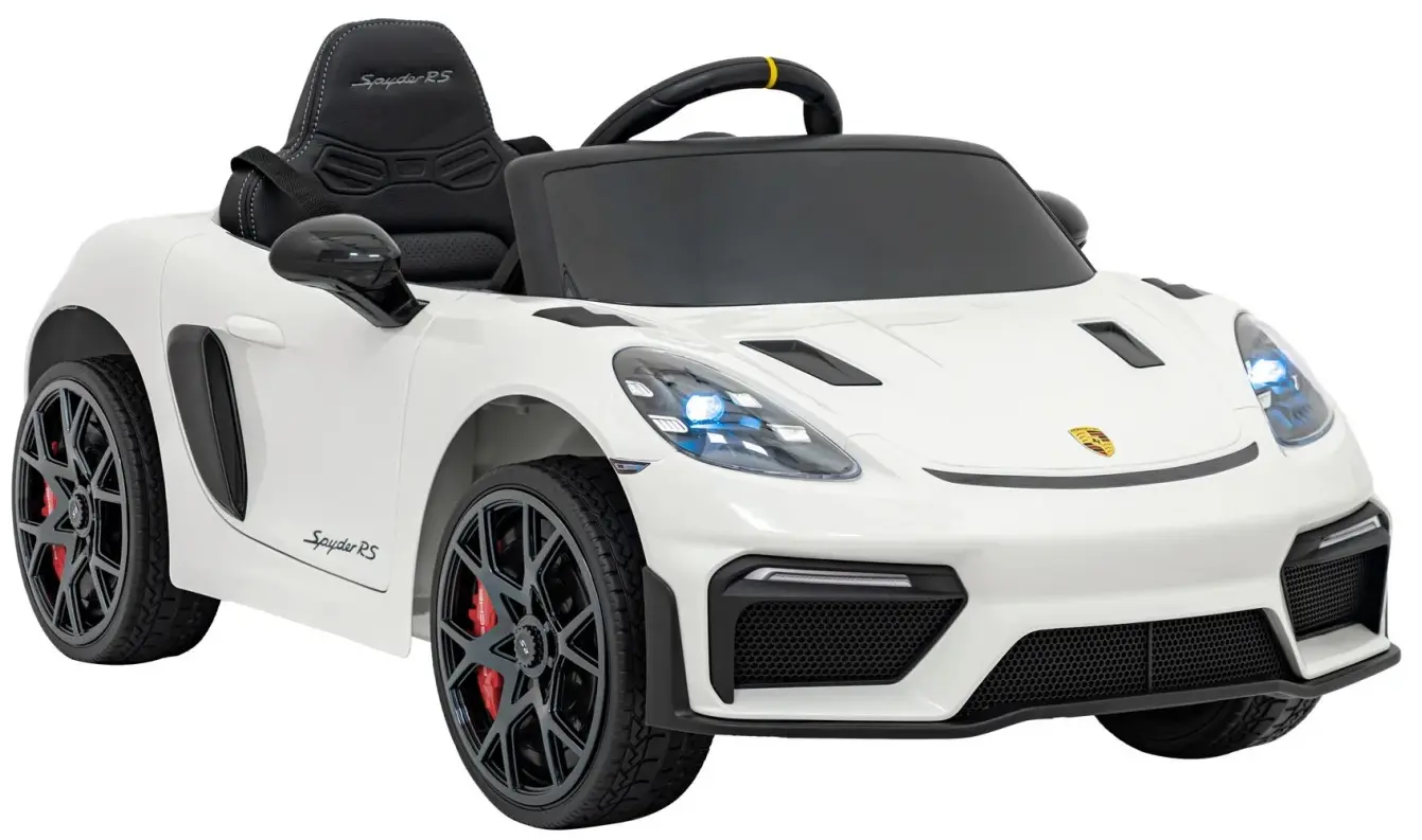 Masinuta electrica Ramiz Porsche Spyder RS 718 (White)