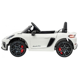 Masinuta electrica Ramiz Porsche Spyder RS 718 (White) Thumb
