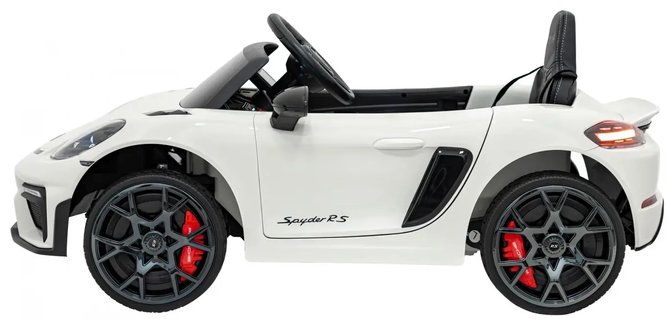 Masinuta electrica Ramiz Porsche Spyder RS 718 (White)