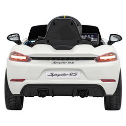 Masinuta electrica Ramiz Porsche Spyder RS 718 (White) Thumb