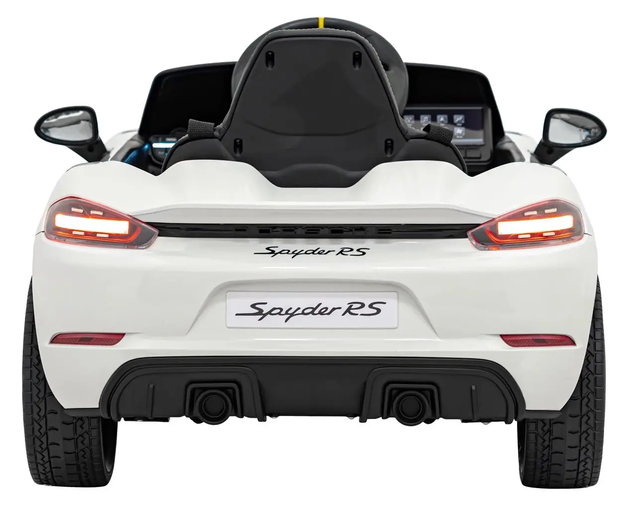 Masinuta electrica Ramiz Porsche Spyder RS 718 (White)