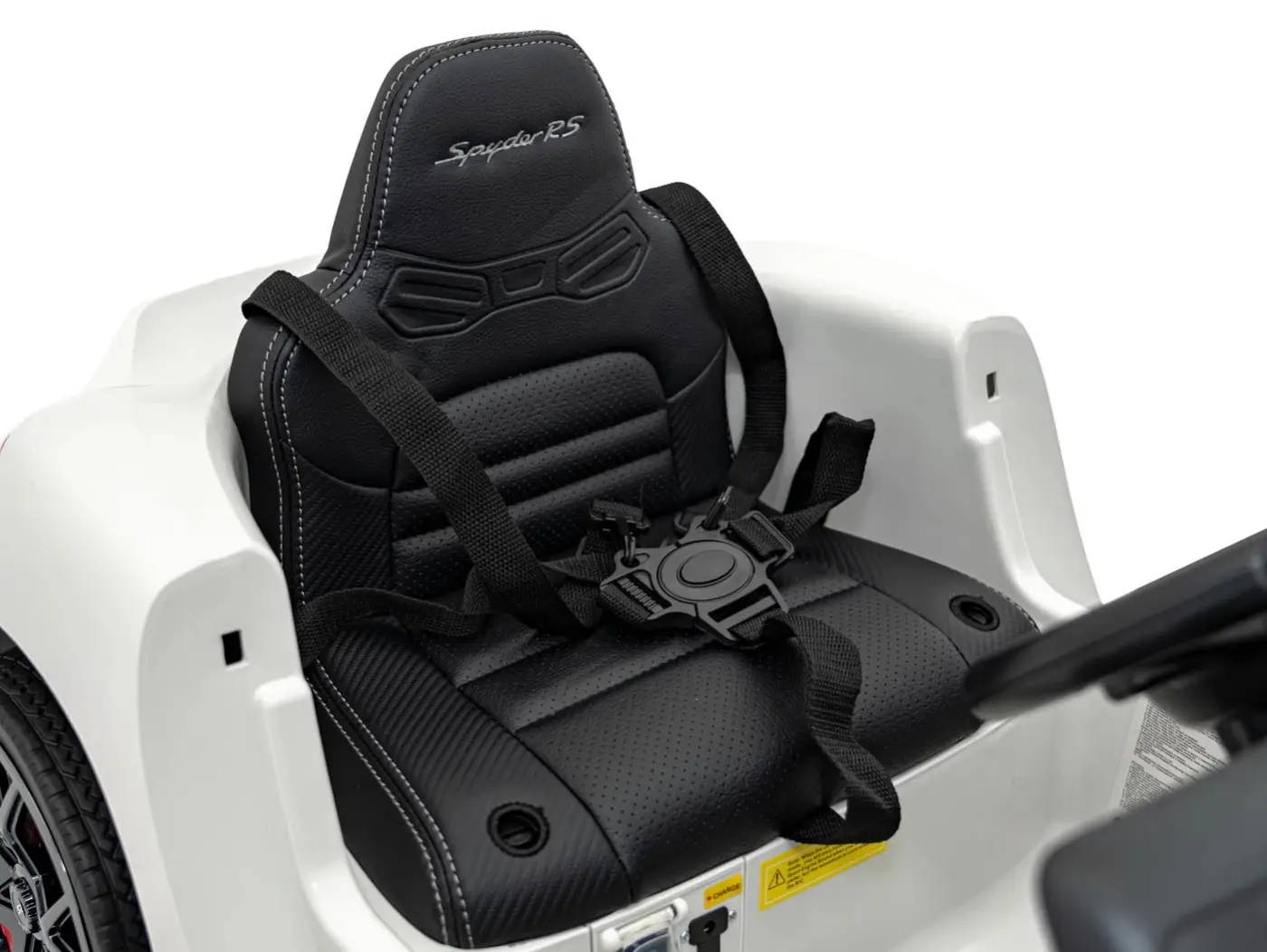 Masinuta electrica Ramiz Porsche Spyder RS 718 (White)