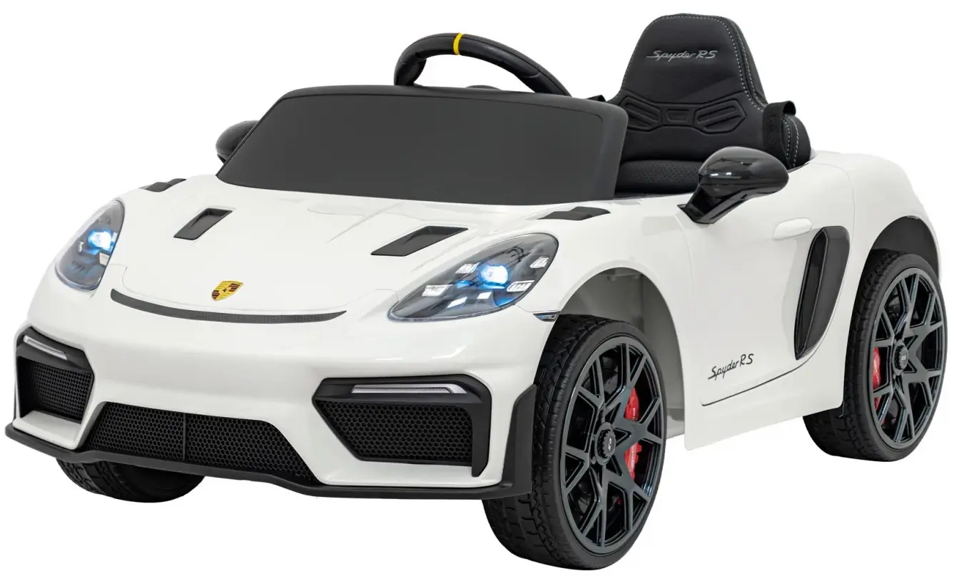 Masinuta electrica Ramiz Porsche Spyder RS 718 (White)
