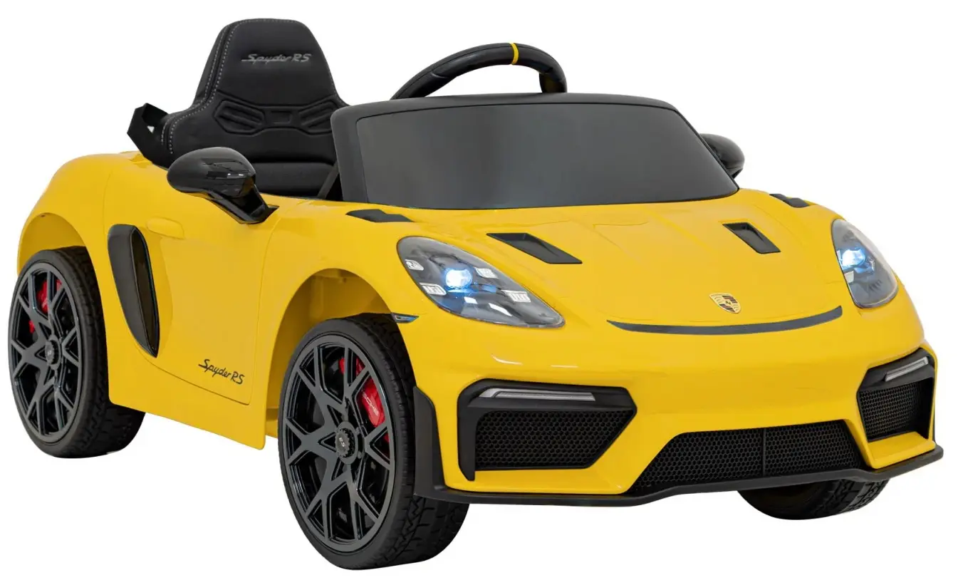 Masinuta electrica Ramiz Porsche Spyder RS 718 (Yellow)