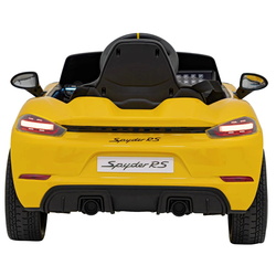 Masinuta electrica Ramiz Porsche Spyder RS 718 (Yellow) Thumb