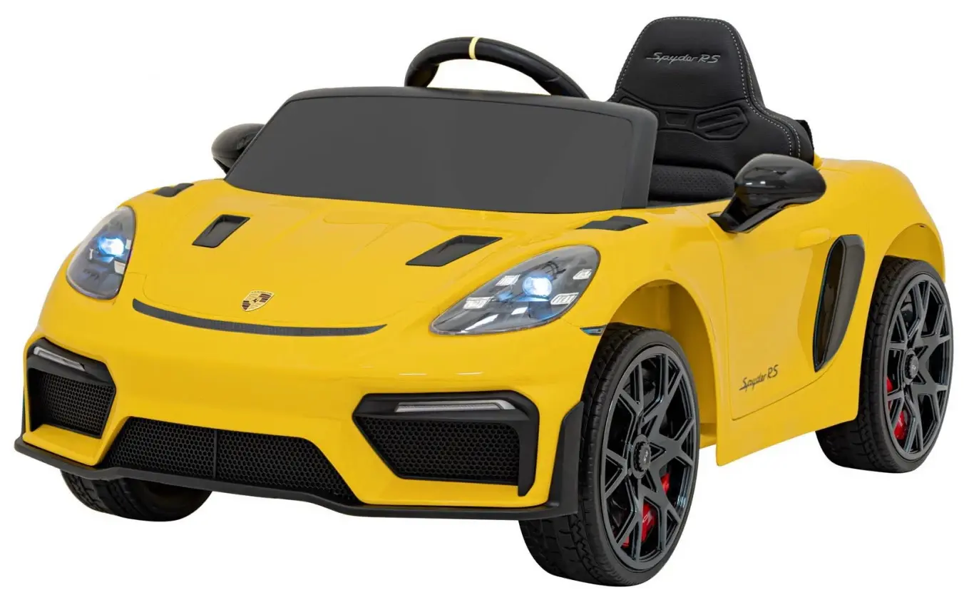 Masinuta electrica Ramiz Porsche Spyder RS 718 (Yellow)