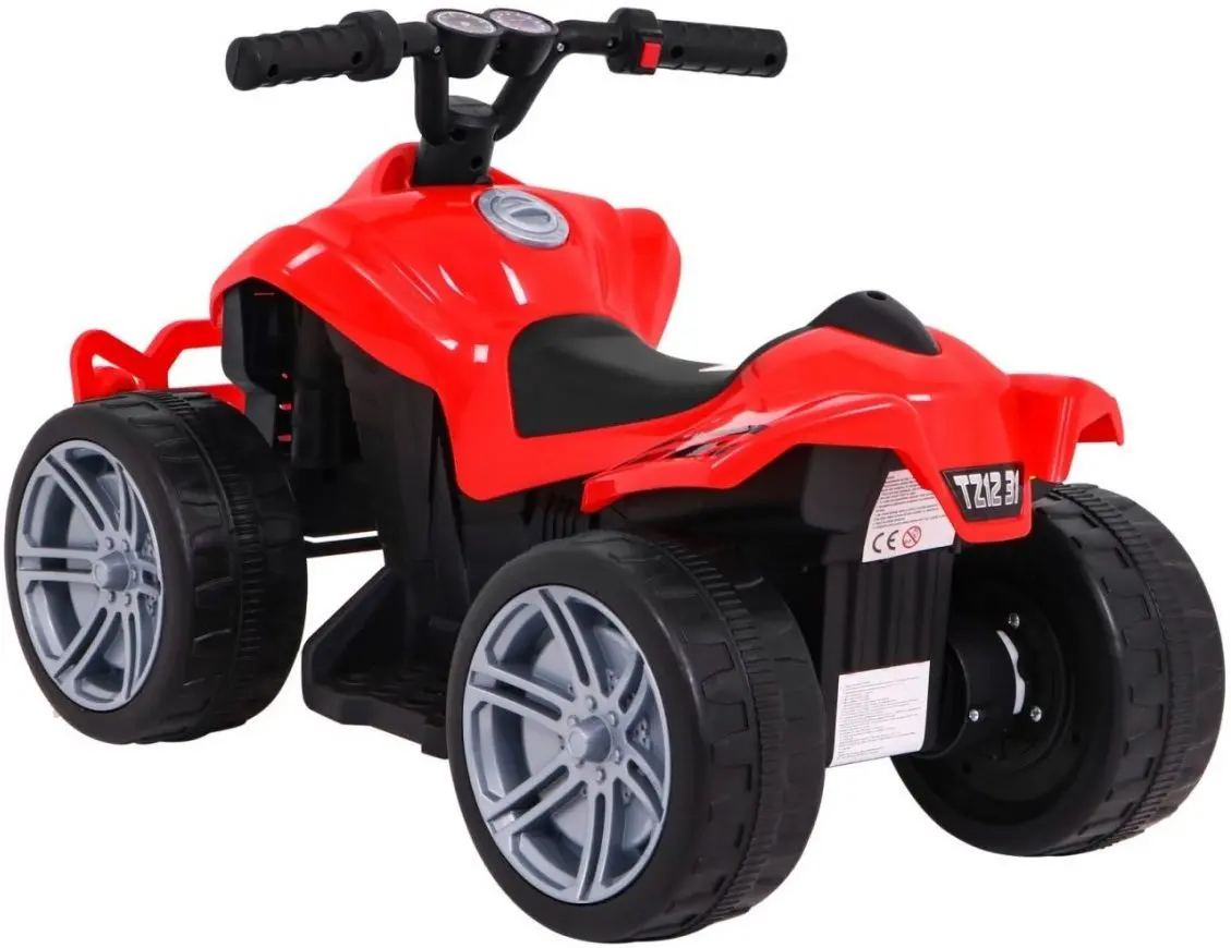Mașinuța electrică Ramiz Quad Little Monster (Red)
