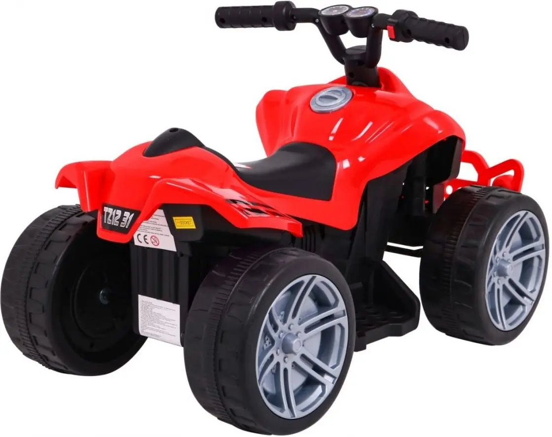 Mașinuța electrică Ramiz Quad Little Monster (Red)