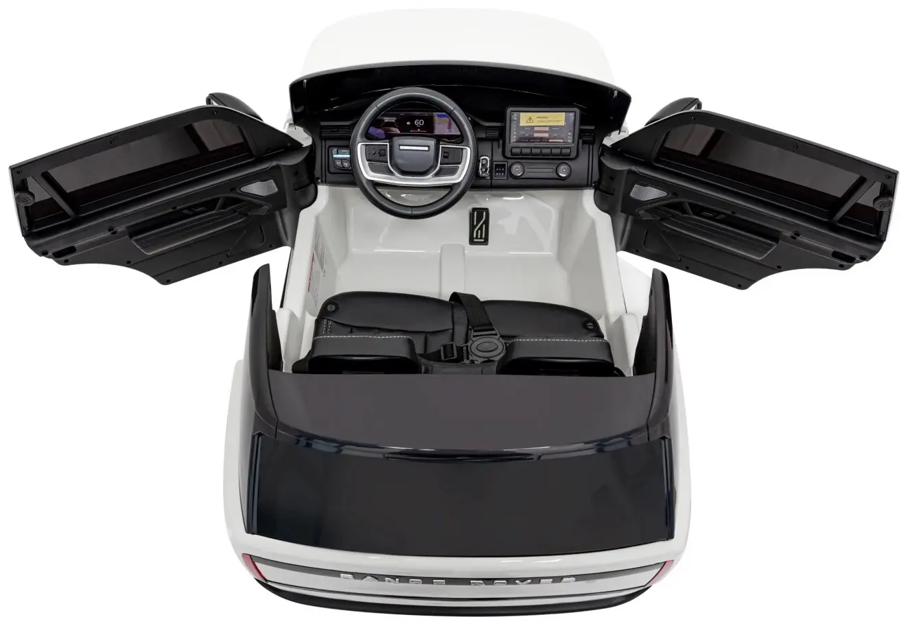 Masinuta electrica Ramiz Range Rover SUV Lift (White) - 6