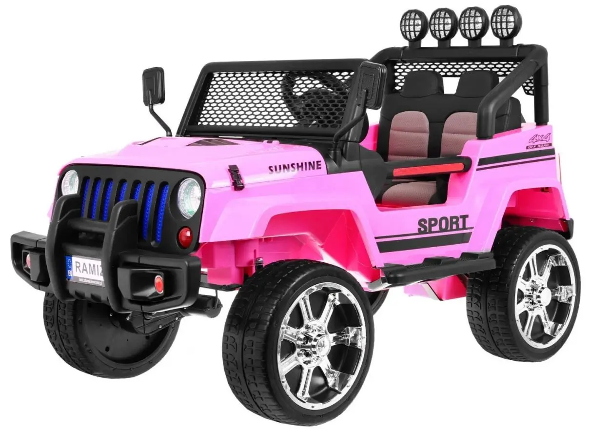 Masinuta electrica Ramiz Raptor Drifter 4x4 (Pink)