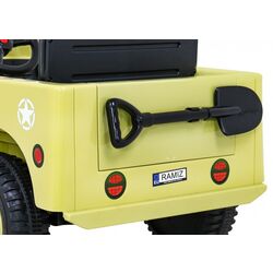 Masinuta electrică Ramiz Retro Military (Beige) Thumb