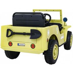 Masinuta electrică Ramiz Retro Military (Beige) Thumb