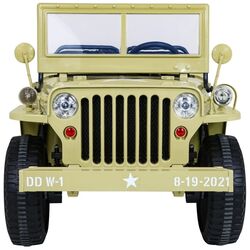 Электромобиль Ramiz Retro Military Vehicle 4x4 (Sand) Thumb