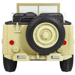 Электромобиль Ramiz Retro Military Vehicle 4x4 (Sand) Thumb