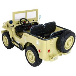 Электромобиль Ramiz Retro Military Vehicle 4x4 (Sand) Thumb