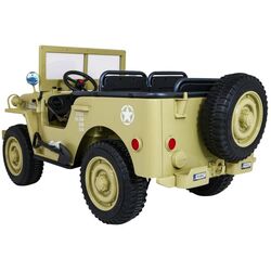 Электромобиль Ramiz Retro Military Vehicle 4x4 (Sand) Thumb