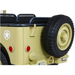 Электромобиль Ramiz Retro Military Vehicle 4x4 (Sand) Thumb