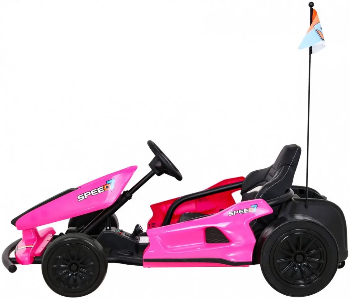 Maşinuţă electrică Ramiz Speed 7 Drift King (Pink/Black)
