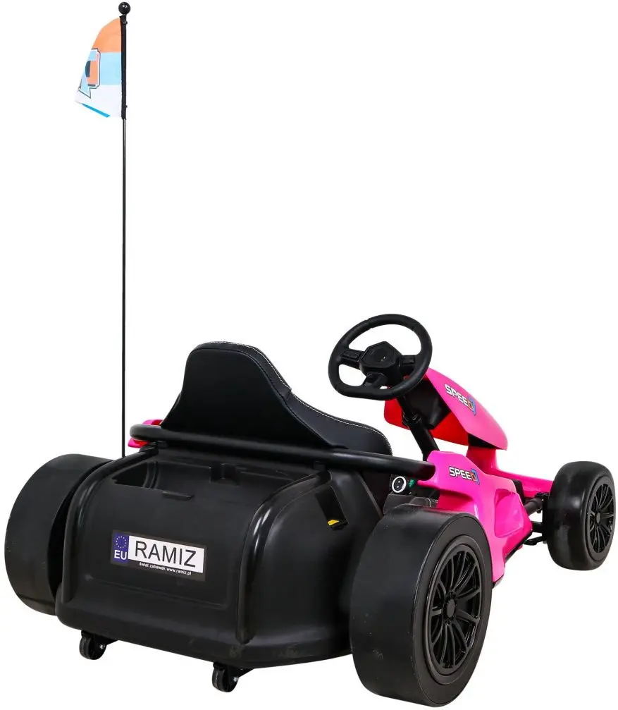 Maşinuţă electrică Ramiz Speed 7 Drift King (Pink/Black)