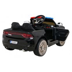 Masinuta electrica Ramiz Super-Police (Black) Thumb