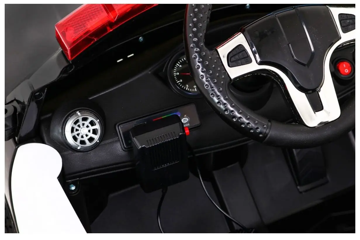 Masinuta electrica Ramiz Super-Police (Black)