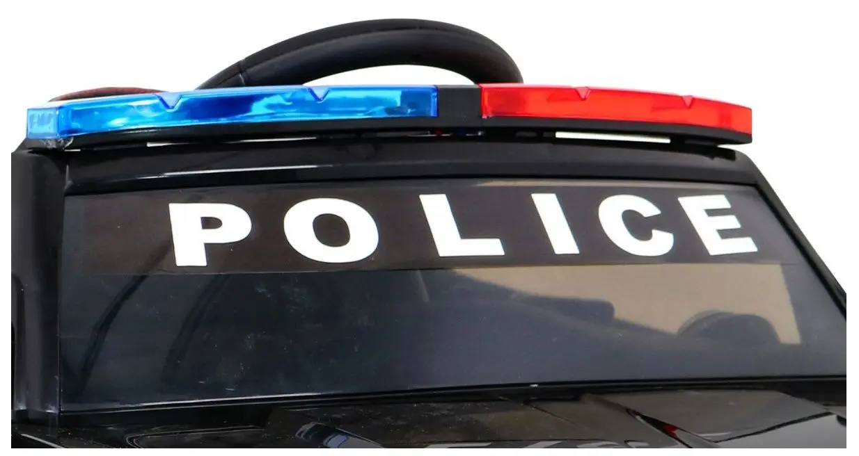 Masinuta electrica Ramiz Super-Police (Black)