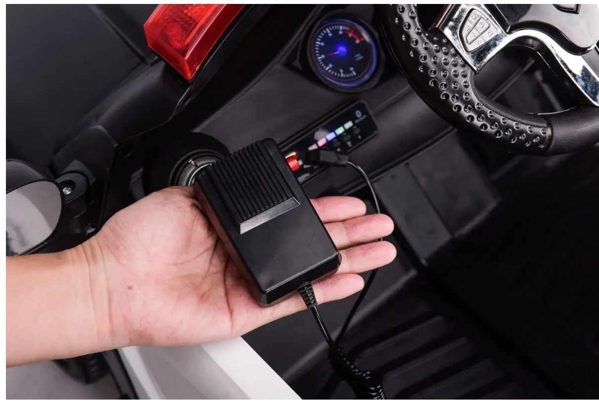 Masinuta electrica Ramiz Super-Police (Black)