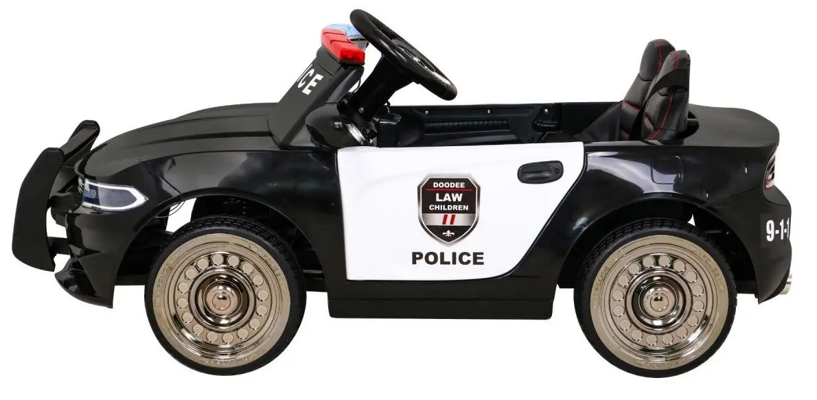 Masinuta electrica Ramiz Super-Police (Black)