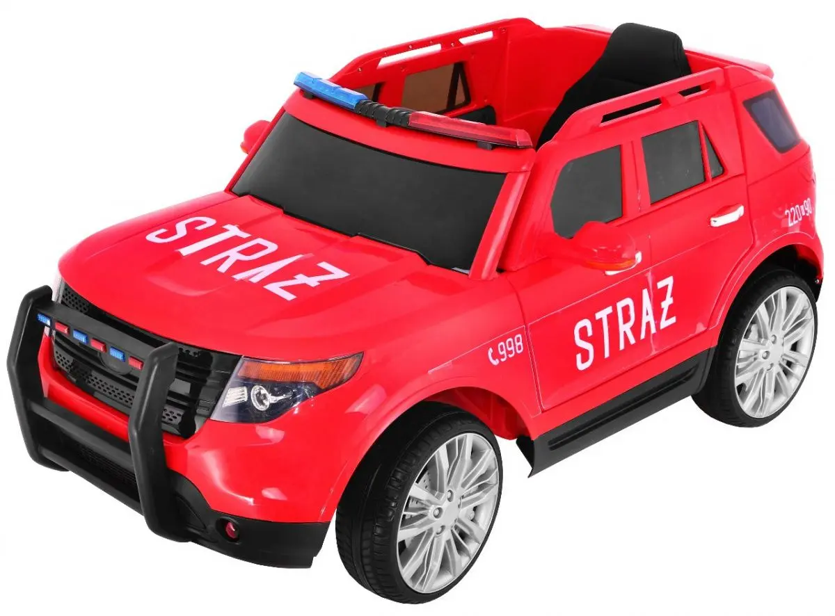 Электромобиль Ramiz SUV Poland Fire Truck (Red)