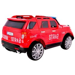 Электромобиль Ramiz SUV Poland Fire Truck (Red) Thumb