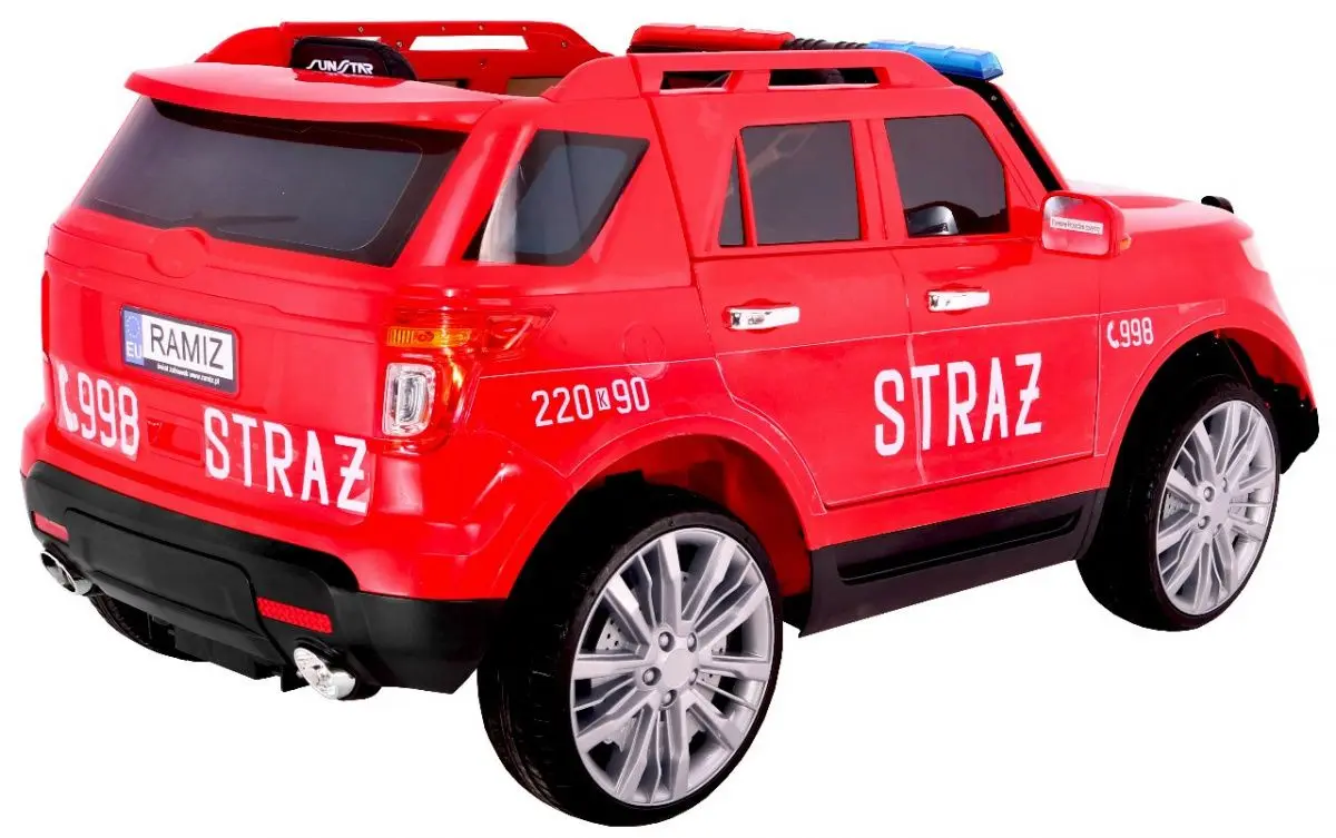 Электромобиль Ramiz SUV Poland Fire Truck (Red)