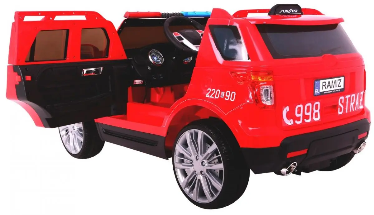Электромобиль Ramiz SUV Poland Fire Truck (Red)
