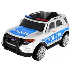 Masinuta electrică Ramiz SUV Poland Police (White/Blue) Thumb