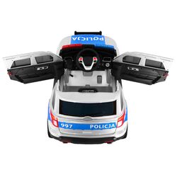 Masinuta electrică Ramiz SUV Poland Police (White/Blue) Thumb
