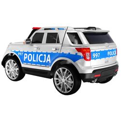 Masinuta electrică Ramiz SUV Poland Police (White/Blue) Thumb
