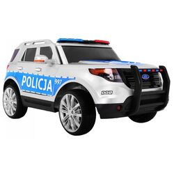 Masinuta electrică Ramiz SUV Poland Police (White/Blue) Thumb