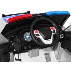 Masinuta electrică Ramiz SUV Poland Police (White/Blue) Thumb